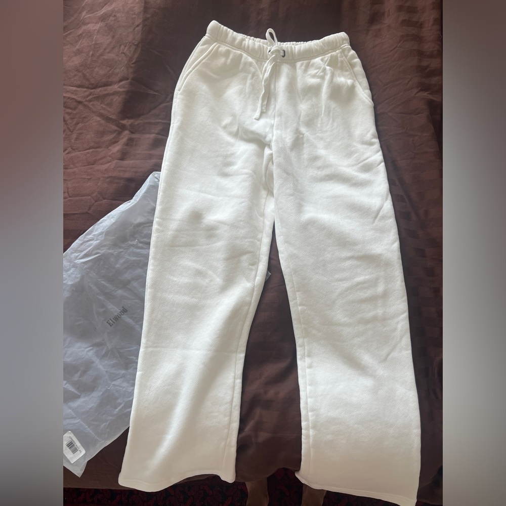 Elwood Core Straight Leg Sweatpant, Vintage white, XS
